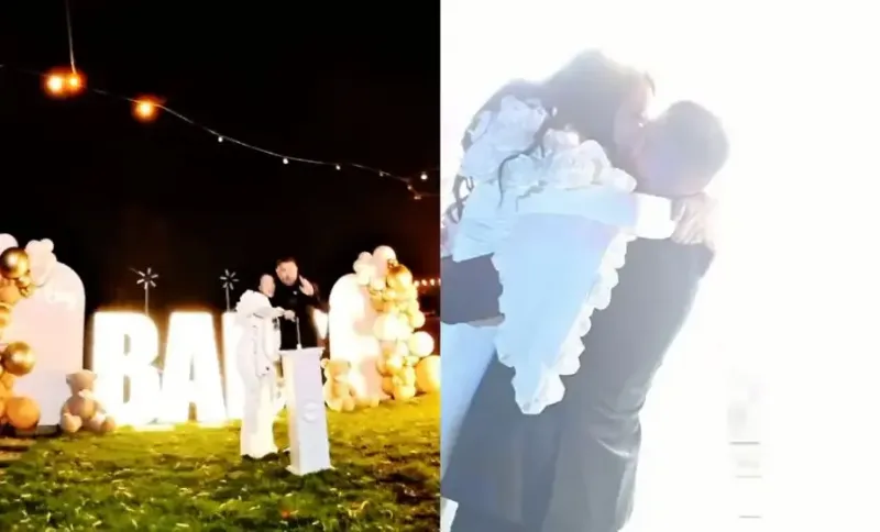 Au aflat dacă vor avea fată sau băiat în ziua în care s-au căsătorit. Artistul din România și partenera lui au ajuns în fața altarului și au încheiat seara cu un gender reveal spectaculos: „Inimile noastre sunt pline”