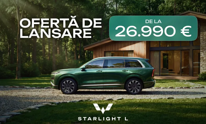 WULING Starlight L: 6 locuri, spațiu și confort de la 26.990 euro 
