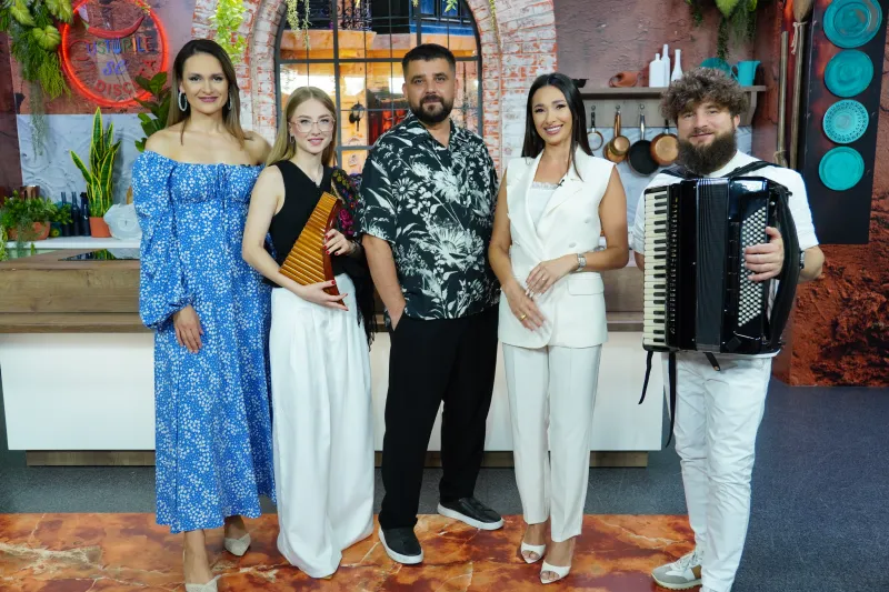 Acordeonul lui Misha Grossu a ajuns pe mâna Adrianei Babin. Ce s-a întâmplat în platoul „Gusturile se discută” - VIDEO