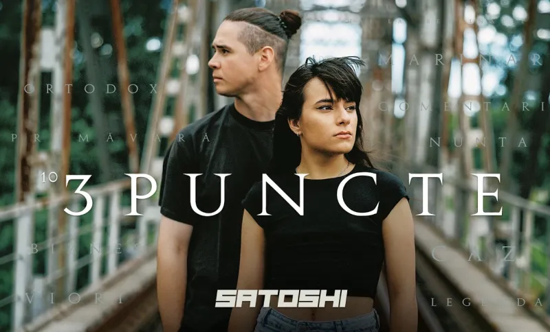 Două voci și o colaborare surprinzătoare! Satoshi și Alexandra Căpitănescu au lansat piesa „3 Puncte” - VIDEO