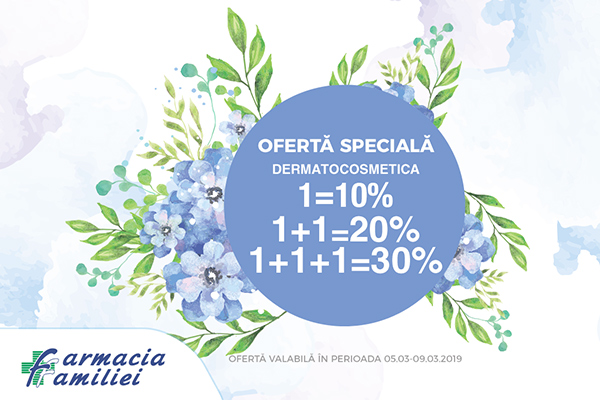 Farmacia Familiei te surprinde cu noi reduceri. Vezi ce oferte speciale au pentru 8 Martie - FOTO