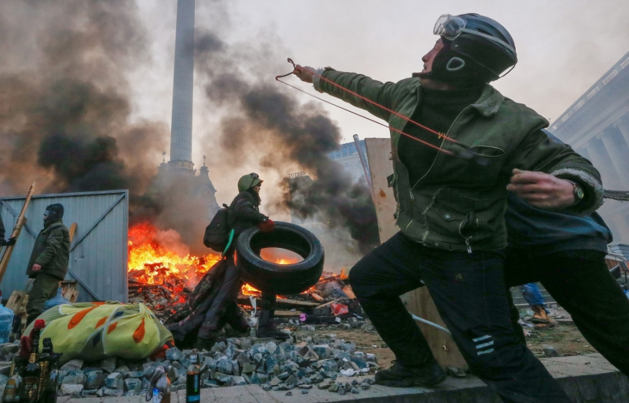 VIDEO. CONFRUNTARI IN UCRAINA: Lupte in orasul ucrainean Mariupol. Mai multi oameni au murit