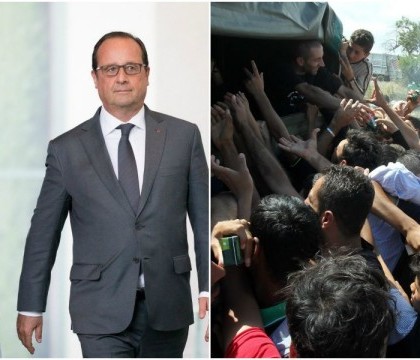 O mie de imigranti au trecut luni frontiera Ungariei. Merkel si Hollande vor o politica de azil comuna in UE pentru refugiati