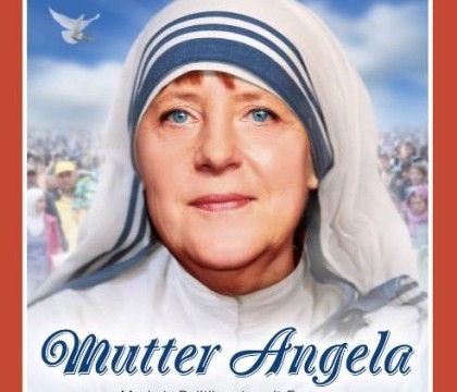 Angela Merkel, comparata cu Maica Tereza pe coperta ultimului numar din "Spiegel". "E mama creditorilor si a musulmanilor"