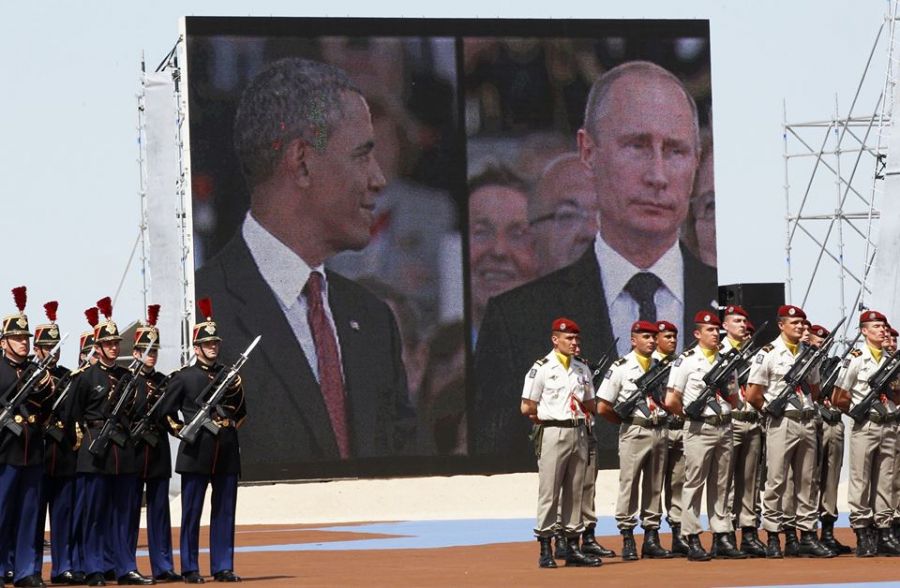 Fotografii de colectie. Obama, Putin si Porosenko fata in fata prima data dupa excaladarea crizei din Ucraina