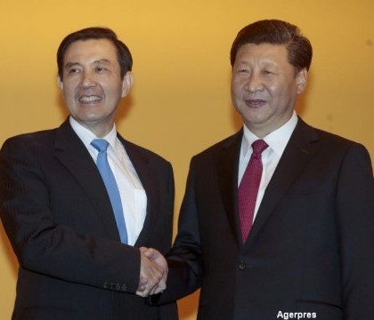 Intalnire istorica intre presedintele chinez si cel taiwanez, la Singapore. "Suntem o familie"