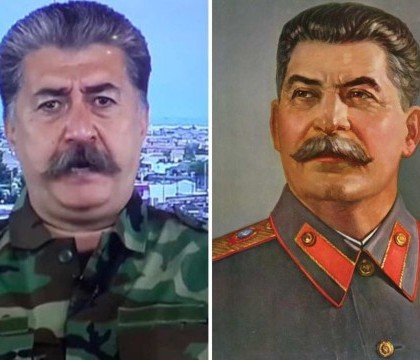 Liderul militar kurd care seamana izbitor cu Stalin: "Cu un astfel de comandant armata kurda ar putea ajunge pana la Berlin"