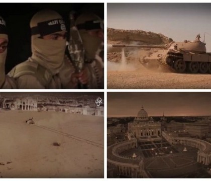 Roma, transformata in desert si tancurile jihadiste inaintand spre Vatican. Cum arata"sfarsitul lumii" in versiunea ISIS