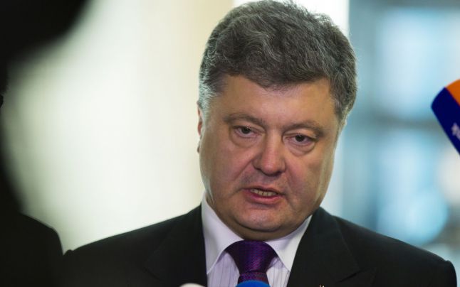 Presedintele ucrainean indeamna Consiliul European sa condamne comportamentul Rusiei