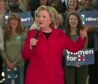 Hillary Clinton a "latrat" in timpul unui discurs. Ce a vrut de fapt sa transmita aspiranta la candidatura democrata