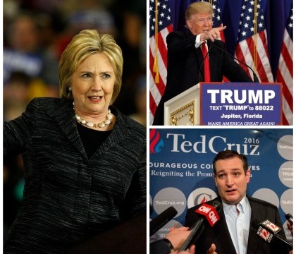 Alegeri in SUA. Trump a castigat alegerile in doua state. Clinton si Sanders, cate o victorie in tabara democrata