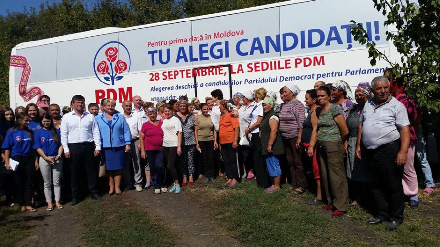 "In turneu prin toata tara". PDM s-a lansat in campania electorala