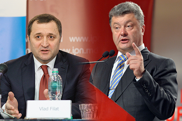 Filat - intalnire cu Porosenco: Au solicitat SUA sa sporeasca sprijinul pentru Moldova si Ucraina