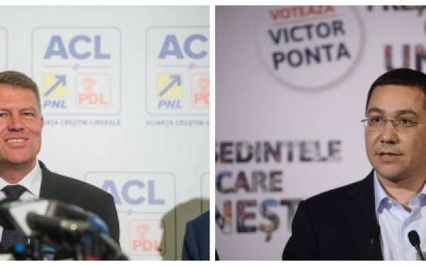 ALEGERI PREZIDENTIALE ROMANIA 2014. REZULTATE PARTIALE OFICIALE, ora 11. Victor Ponta are 40,33% din voturi, iar Klaus Iohannis 30,44%