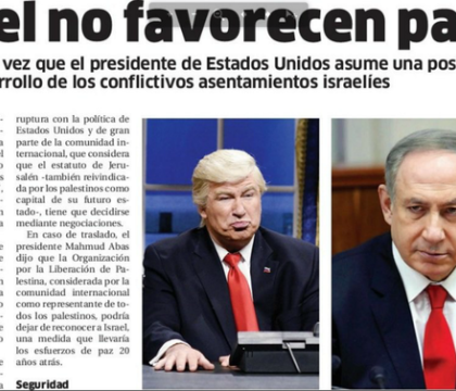 Gafa comisa de un ziar din Republica Dominicana. Jurnalistii au publicat o poza cu Alec Baldwin in locul lui Donald Trump