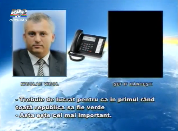 Noul presedinte al raionului Hancesti, implicat in dosarul interceptarilor: "Sa fie toata republica verde"