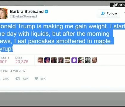 Stresul provocat de Trump vedetelor americane, dar si cetatenilor de rand. Oamenii si-au gasit refugiul in clatite