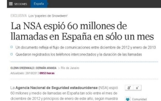 El Mundo: Statele Unite au spionat peste 60 de milioane de comunicatii in Spania