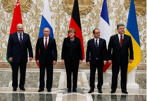 SUMMIT DE PACE LA MINSK. Filmul celor 12 ore de negocieri. Cei patru lideri s-ar fi inteles in proportie de 80%