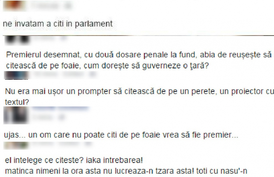 Chiril Gaburici, criticat pentru discursul tinut in fata deputatilor: "Ne invatam a citi in Parlament"