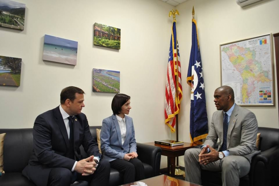 Maia Sandu si Andrei Nastase s-au intalnit cu ambasadorii Statelor Unite, Uniunii Europene si Federatiei Ruse - GALERIE FOTO