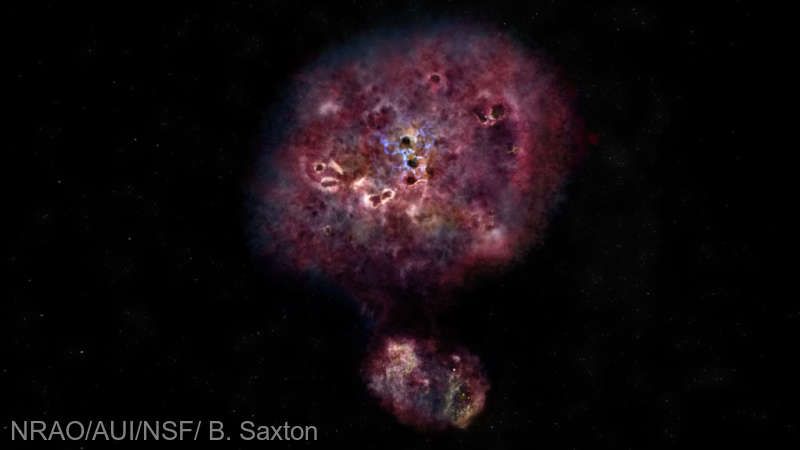 Astronomii Au Anuntat Identificarea Celei Mai Indepartate Galaxii Maternitate Stelara