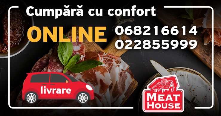 Compania Meat House va felicita cu Sfintele Pasti! Fa cumparaturi on-line pentru masa de sarbatoare
