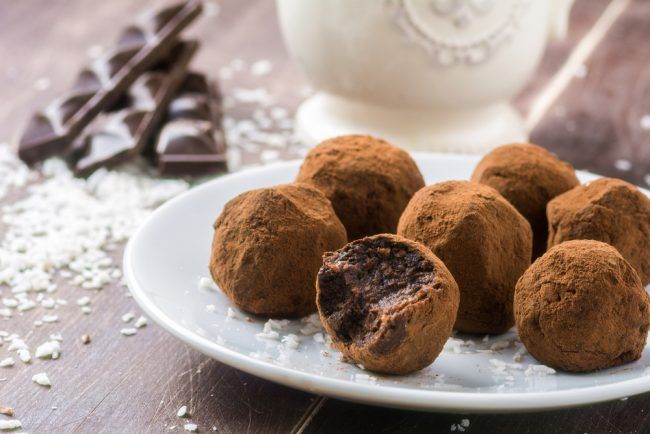 Trufe de ciocolata pentru persoanele vegane