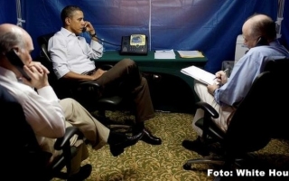 Razboiul spionajului. Singurul loc in care Obama vorbeste fara teama de supraveghere este un cort