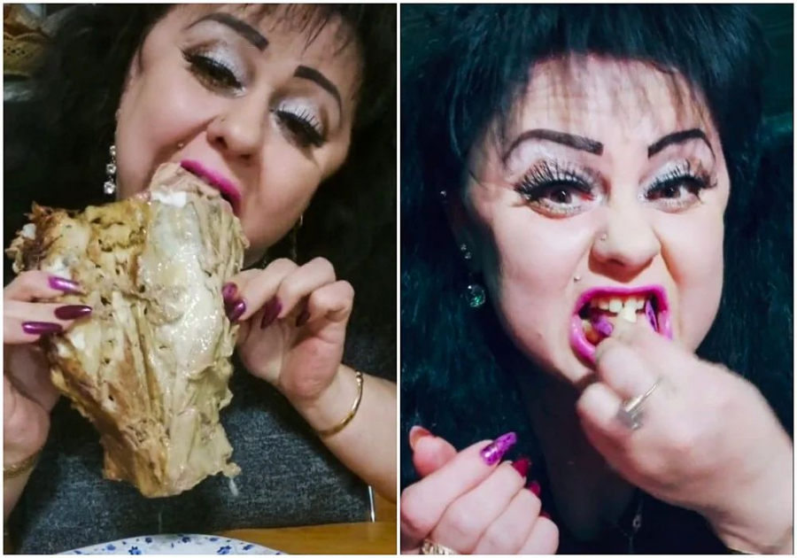 Machiata extravagant, infuleca salam, pelmeni, carne si tot ce are prin frigider! Cine e vedeta de pe TikTok cu aproape 4 milioane de urmaritori - VIDEO