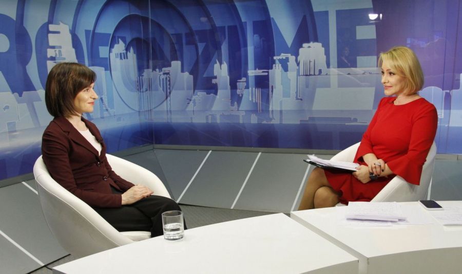 Presedintele Maia Sandu vine joi la emisiunea InPROfunzime