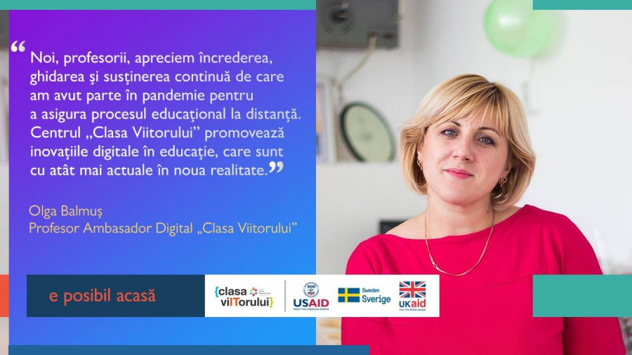 Olga Balmus – profesoara de fizica si robotica care promoveaza educatia inovativa