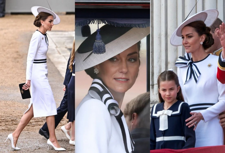 Trei mesaje secrete transmise de Kate Middleton la Trooping the Colour! Cum s-a dat de gol