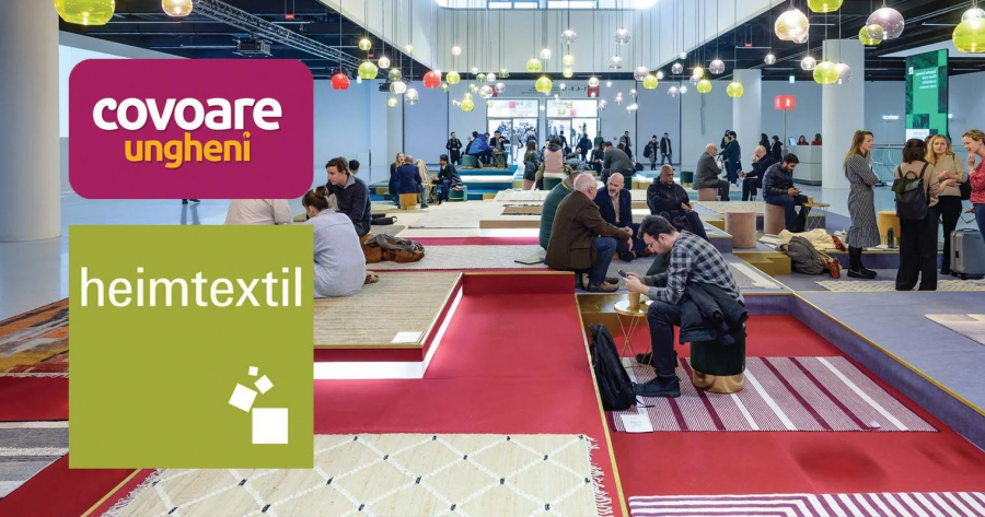 Covoare moldovenești, recunoscute drept tendințele anului 2025 la cea mai mare expoziție de textile din lume, de la Frankfurt
