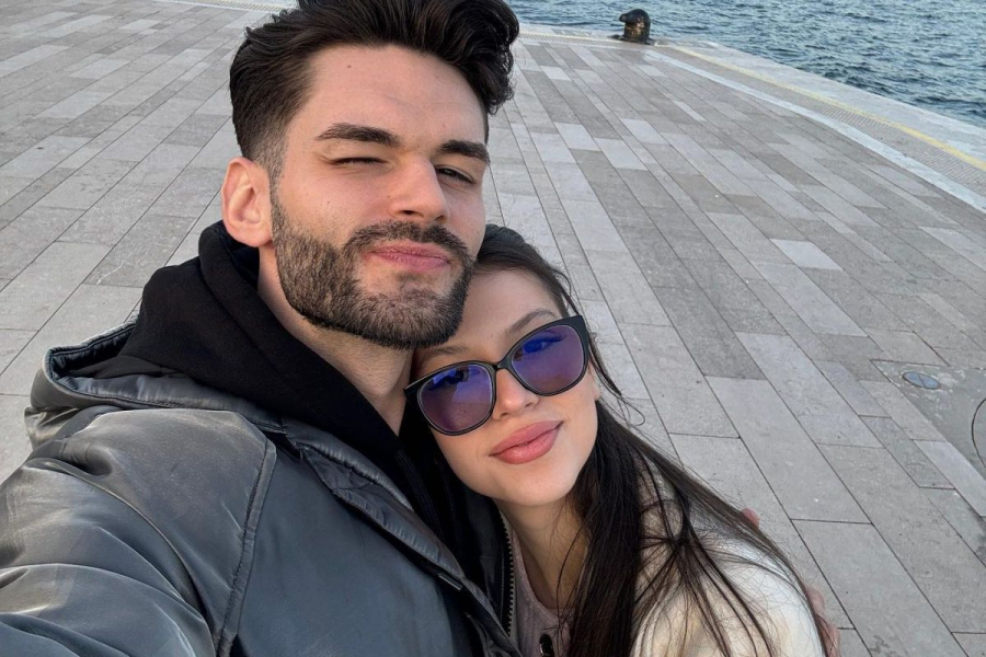 Stil și rafinament! Iată ce ținute au ales Cleopatra Stratan și Edward Sanda pentru ziua în care au devenit nași - FOTO