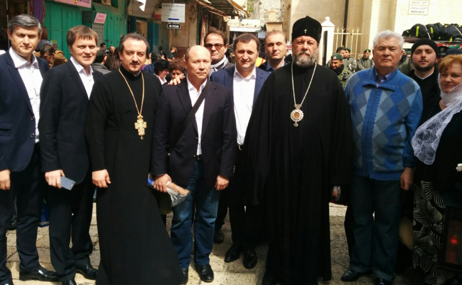 Impreuna, dar pe cont propriu. Vlad Filat si Vladimir Voronin s-au intalnit la Ierusalim - FOTO