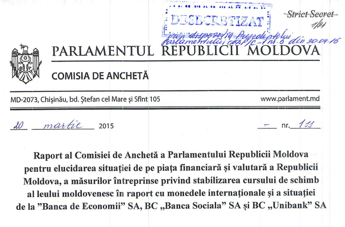(DOC) A fost strict secret, acum nu mai e. Parlamentul a publicat raportul comisiei in cazul crizei valutare, dar si situatiei de la BEM, BS si Unibank