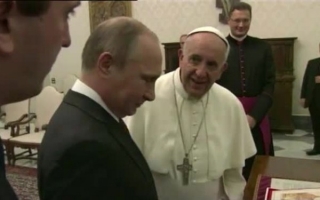 Vladimir Putin, in vizita la Vatican. Cum a decurs intalnirea cu Papa Francisc
