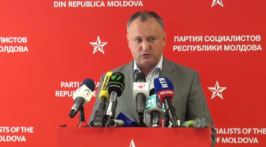 Igor Dodon, despre demisia premierului Gaburici: "Dorin Chirtoaca va fi noul prim-ministru"