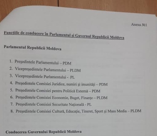 OFICIAL: Vezi cum s-au impartit functiile prin acordul AIE III - FOTO. TEXT