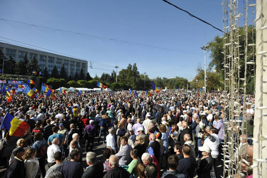 GALERIE FOTO - Cum arata protestul Platformei "DA" din PMAN
