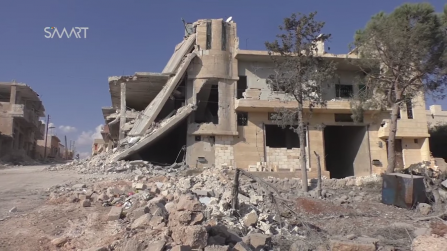 VIDEO: Cum arata orasul Hama dupa ce a fost bombardat de Rusia?