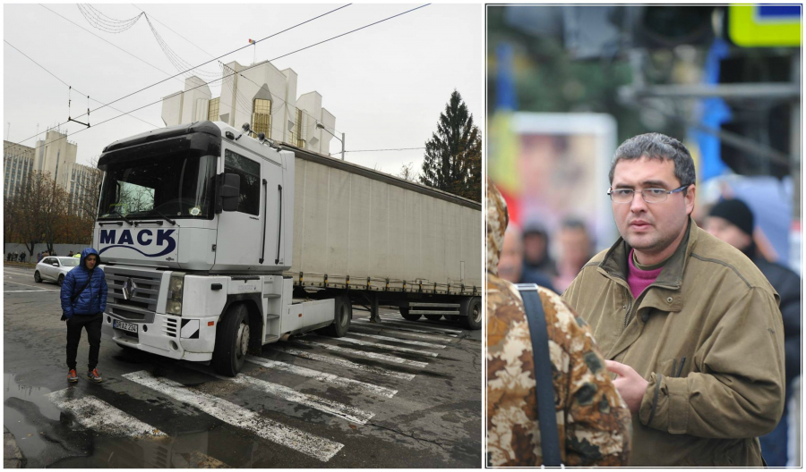 GALERIE FOTO: Cum arata blocarea bulevardului Stefan cel Mare