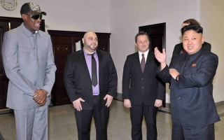 Momentul Marilyn Monroe a lui Dennis Rodman. I-a cantat "La Multi Ani" liderului nord-coreean. VIDEO