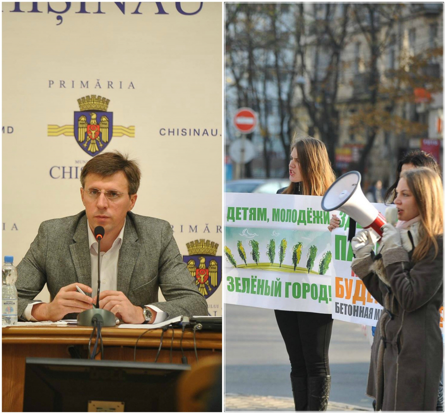 A devenit obicei: sedinta operativa de la Primarie nu poate incepe fara protestatarii socialisti - GALERIE FOTO