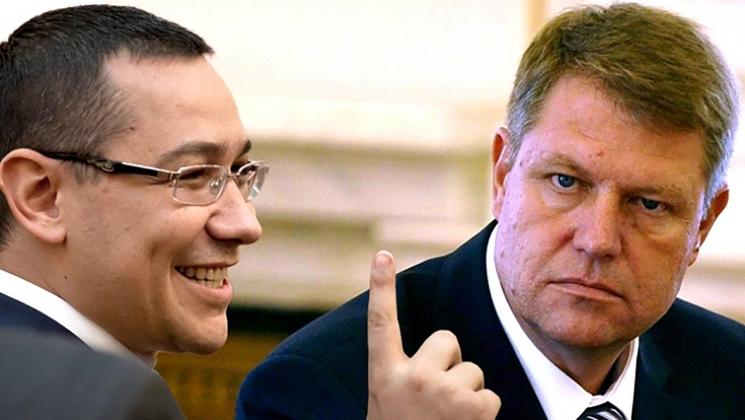 Ponta si Iohannis - LUPTA pe tema reprezentarii Romaniei pe plan extern