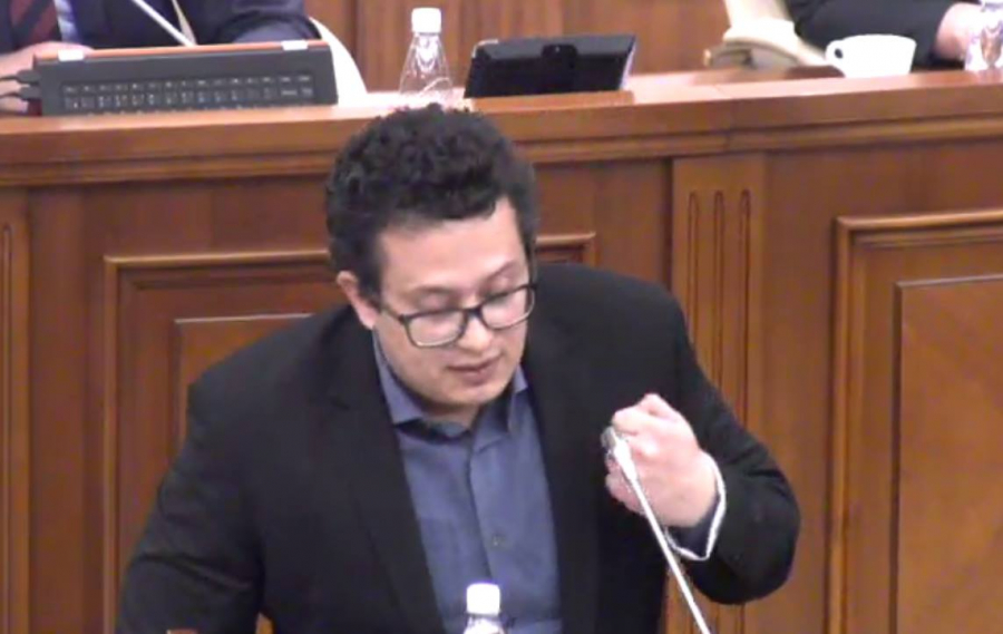 PLDM-istul Pistrinciuc in plenul Parlamentului: "Dupa demitere, cineva o sa MIMEZE integrarea europeana"