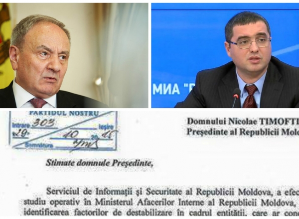 Usatii iese cu noi dezvaluiri: documente prin care SIS i-ar fi prezentat presedintelui incalcari ale MAI, dar acesta le-ar fi ascuns. Reactia SIS-ului - FOTO
