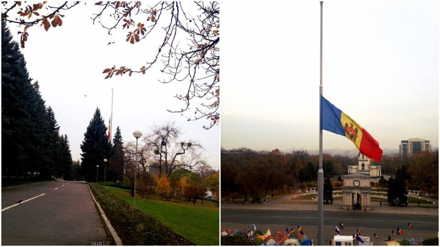 Drapelele de la Guvern au fost coborate in berna, "in semn de compasiune si solidaritate cu poporul francez" - FOTO