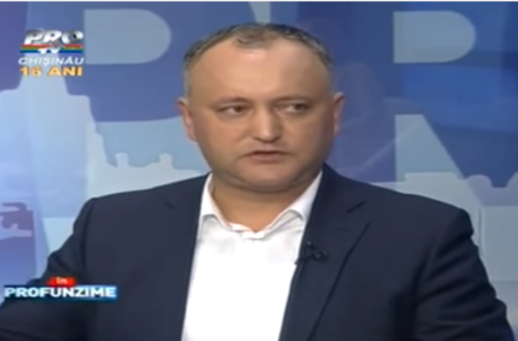 Igor Dodon, invitat la emisiunea "In PROfunzime" cu Lorena Bogza